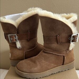 UGG Jaylyn Shearling-Lined Chestnut